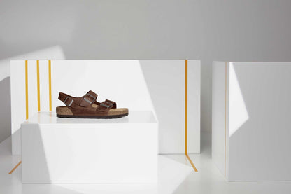 Birkenstock 1018691 Milano BS Vintage Wood Roast 2 Strap Sandals