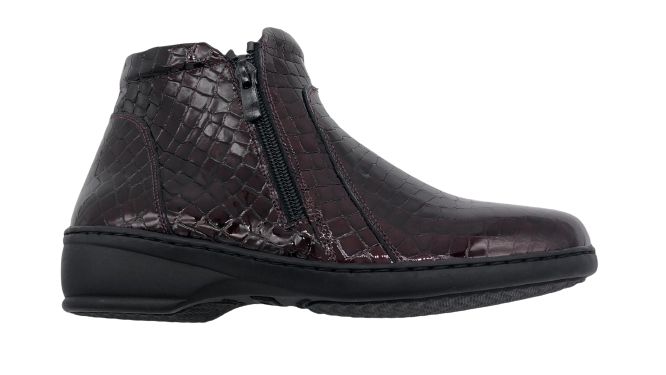 Notton 2314 Wine/Burgundy Ankle Boots