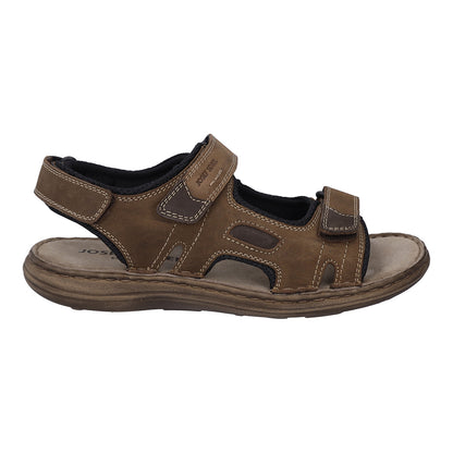 Josef Seibel 27308 TE86 301 Vincent 08 Brown Combi Velcro Sandals