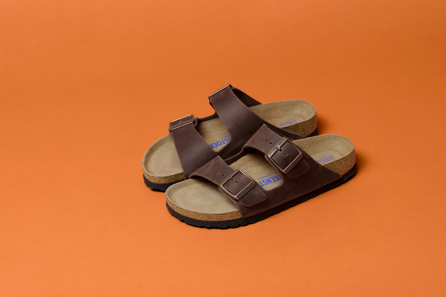 Birkenstock 0452761 Arizona Soft Footbed Natural Leather Oiled Habana Brown Sandals