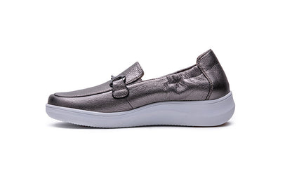 G Comfort 25285 Zinn Metallic Bronze Slip On Moccasins