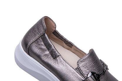 G Comfort 25285 Zinn Metallic Bronze Slip On Moccasins