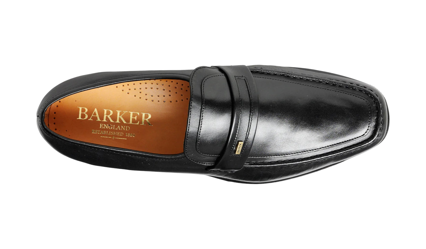 Barker 313737 Wesley Black Calf G Fit Loafers