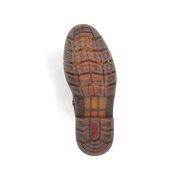 Rieker 31650-23 Brown Nubuck Chelsea Boots