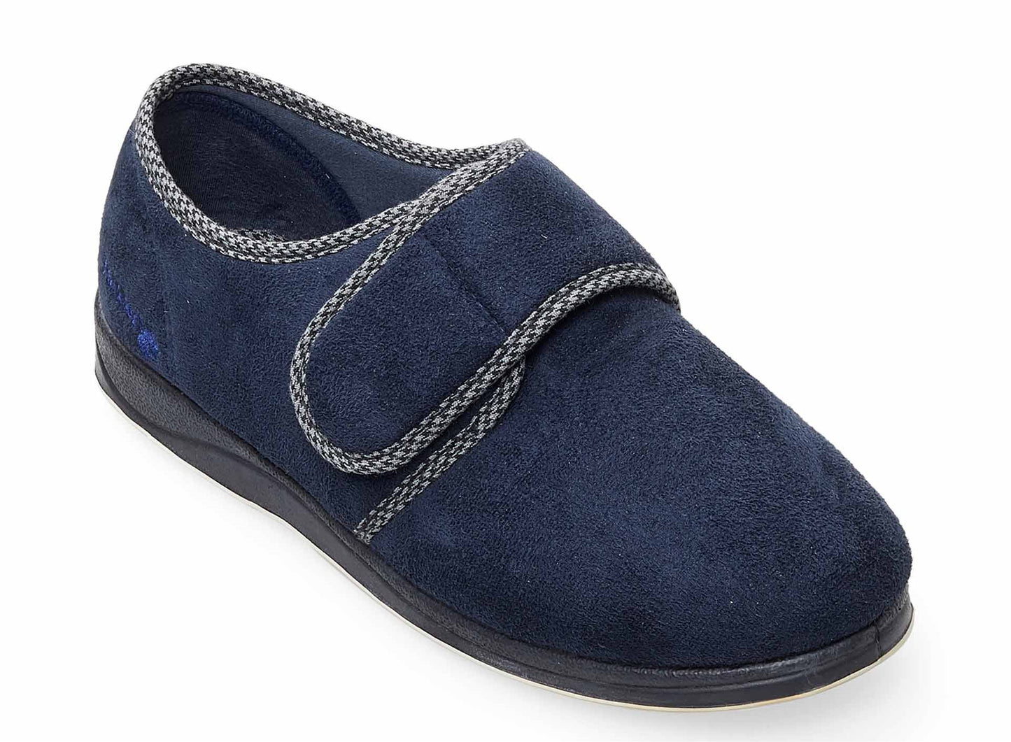 Padders 410/24 Harry Navy Velcro Slippers