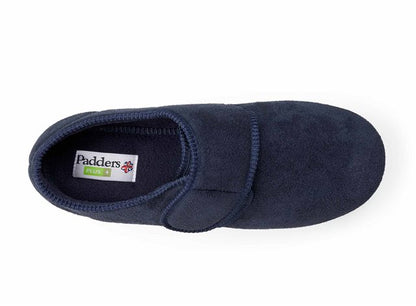 Padders Charles Navy 411/24 Velcro Slippers