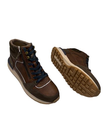 Mustang 4179-501-3 Brown High Top Ankle Boots