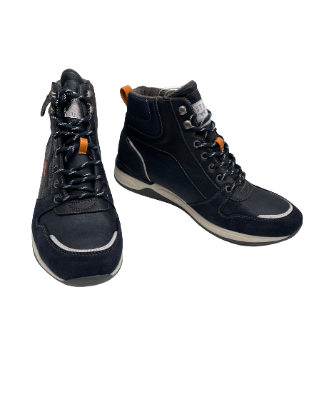 Mustang 4183-501-820 Navy Lace Up Ankle Boots