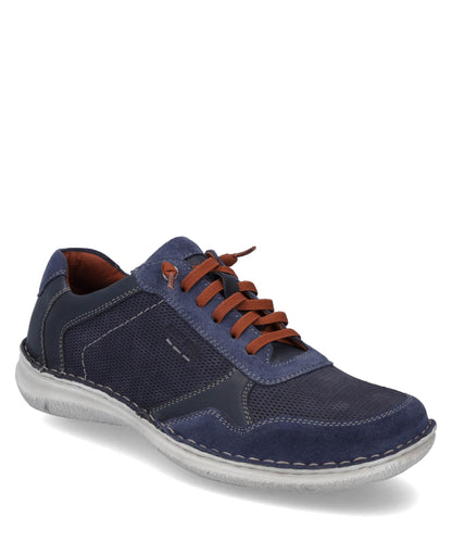 Josef Seibel 43697 TE949 530 Anvers 97 Ocean Navy Rust Laced Shoes