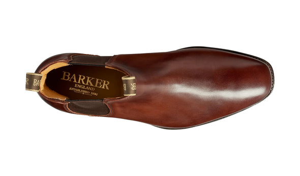 Barker 4389FW15 Mansfield Dark Walnut Chelsea Boots