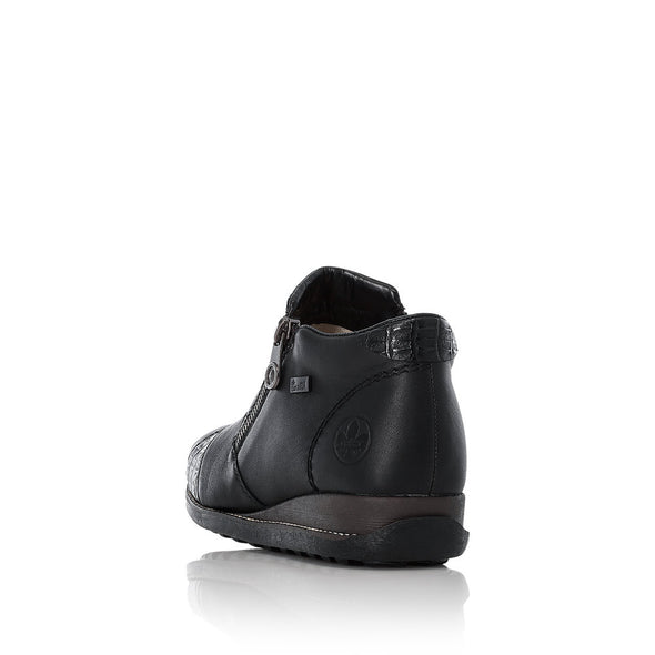 Rieker 44271-00 Tex Black Ankle Boots