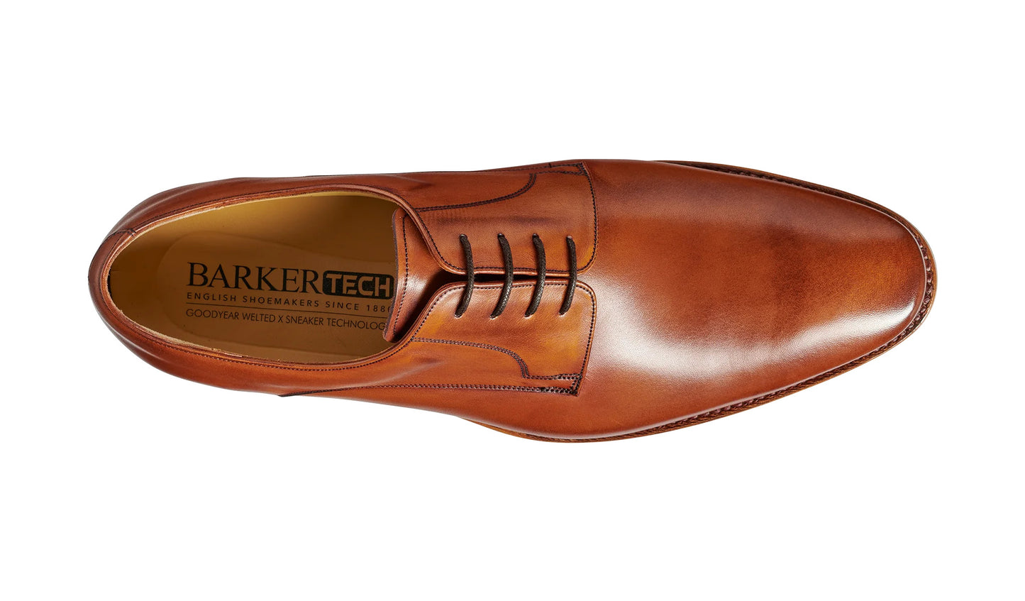 Barker 449936 Ellon Antique Rosewood FX Derby Shoes