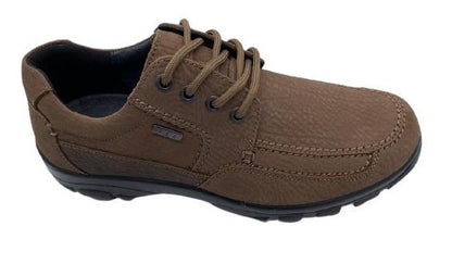 G Comfort A-7825 Coffee Nubuck Lace Up Shoes