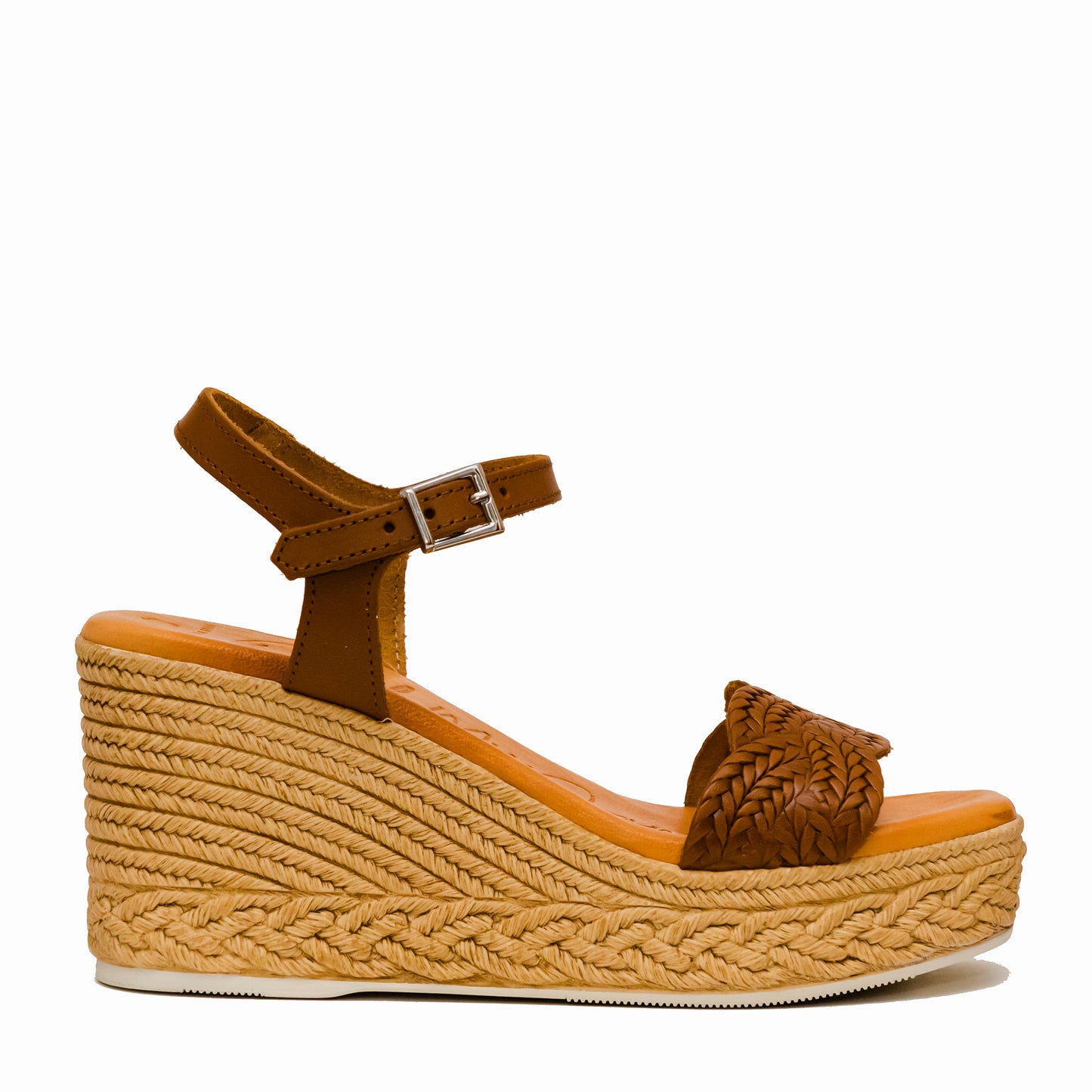 Oh My Sandals 5227 Tan Weave Sandals