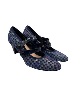 Bioeco by ARKA 5536 0956+0355 Navy Leather Multi Heels