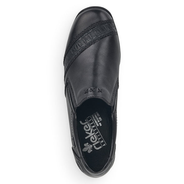 Rieker 58462-00 Tex Black Casual Shoes