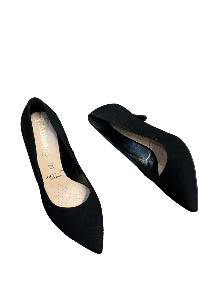 Bioeco by ARKA 5900 0026+1430 Black Suede Heels