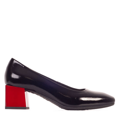 Bioeco by ARKA 5976 1974+1476+2189 Black Patent with Red Heels