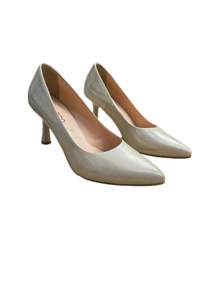 Bioeco by Arka 6178 2495 Gold Leather Heels