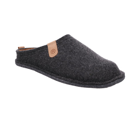 Rohde 6940-82 Anthracite Grey Recycled Felt Slippers