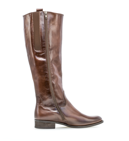 Gabor 71.649.24 Brown F Fit Knee High Boots M Shaft Width