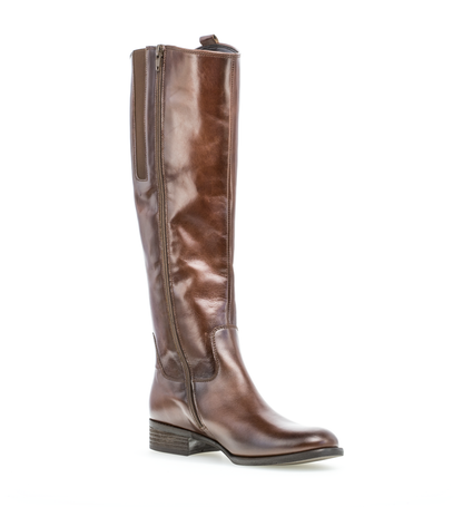 Gabor 71.649.24 Brown F Fit Knee High Boots M Shaft Width