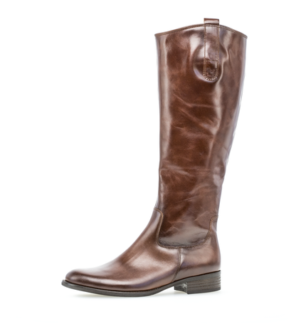Gabor 71.649.24 Brown F Fit Knee High Boots M Shaft Width