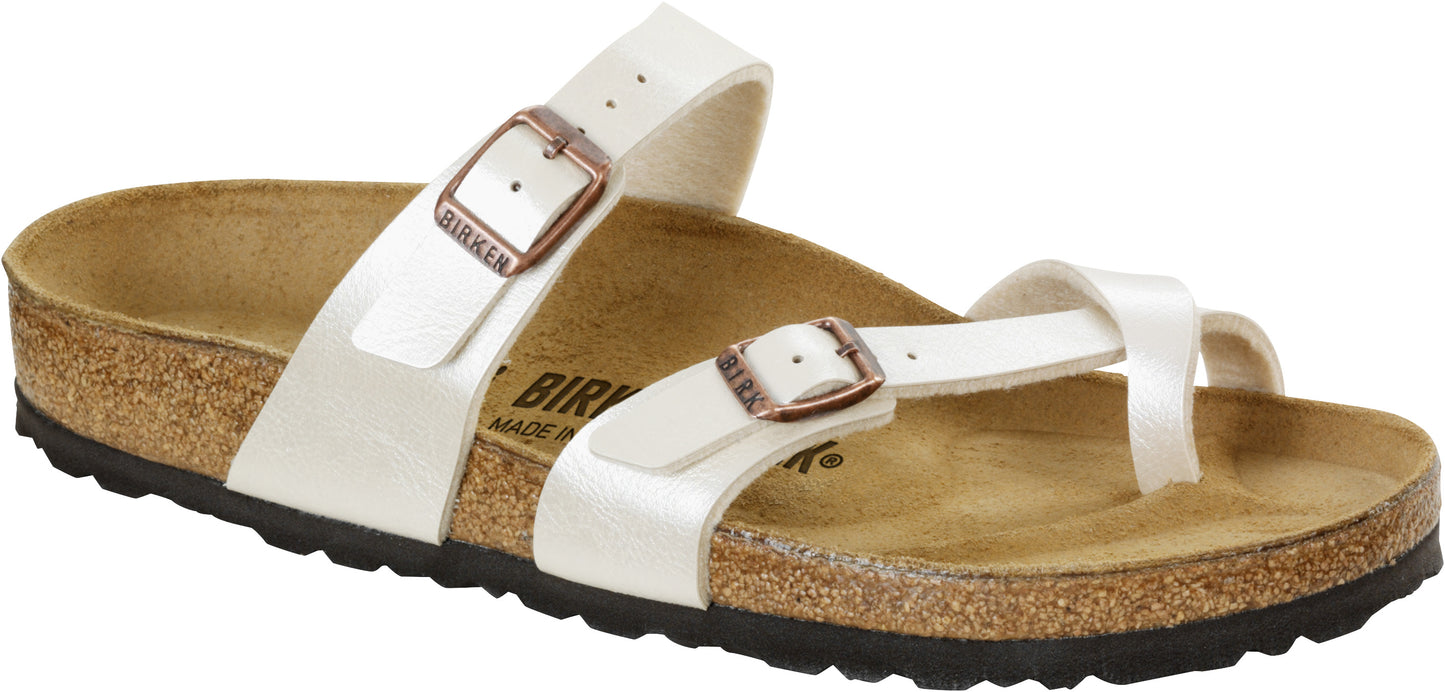 Birkenstock 0071661/71661 Mayari Graceful Pearl White Double Strap Sandals