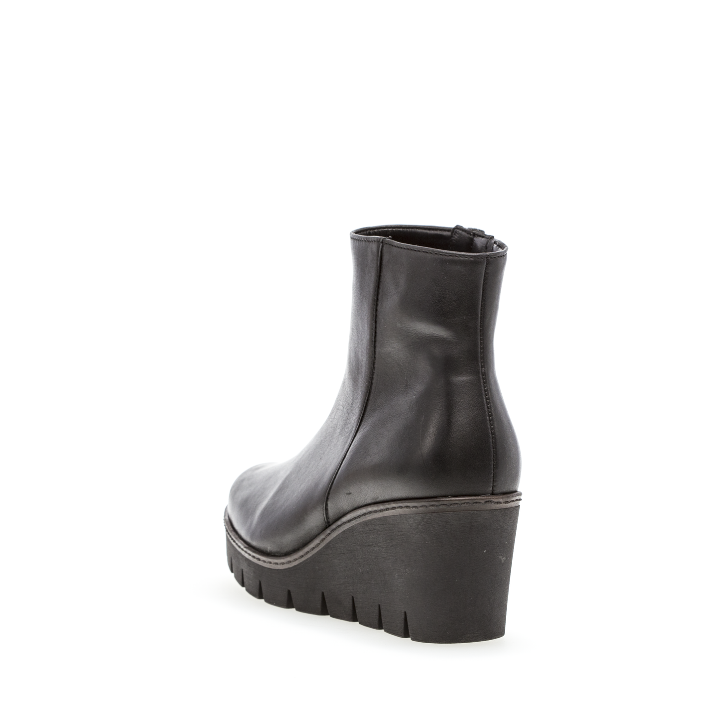 Gabor 74.780.27 Black Wedge Ankle Boots