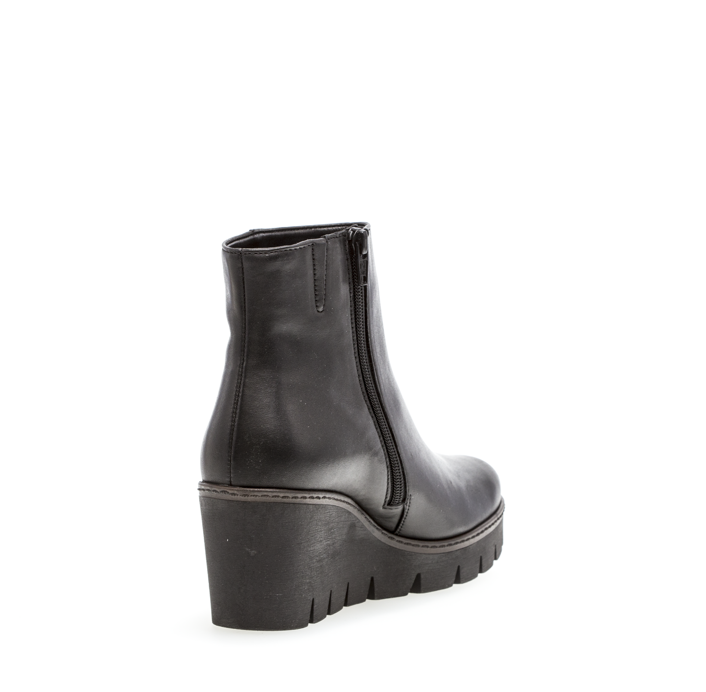 Gabor 74.780.27 Black Wedge Ankle Boots