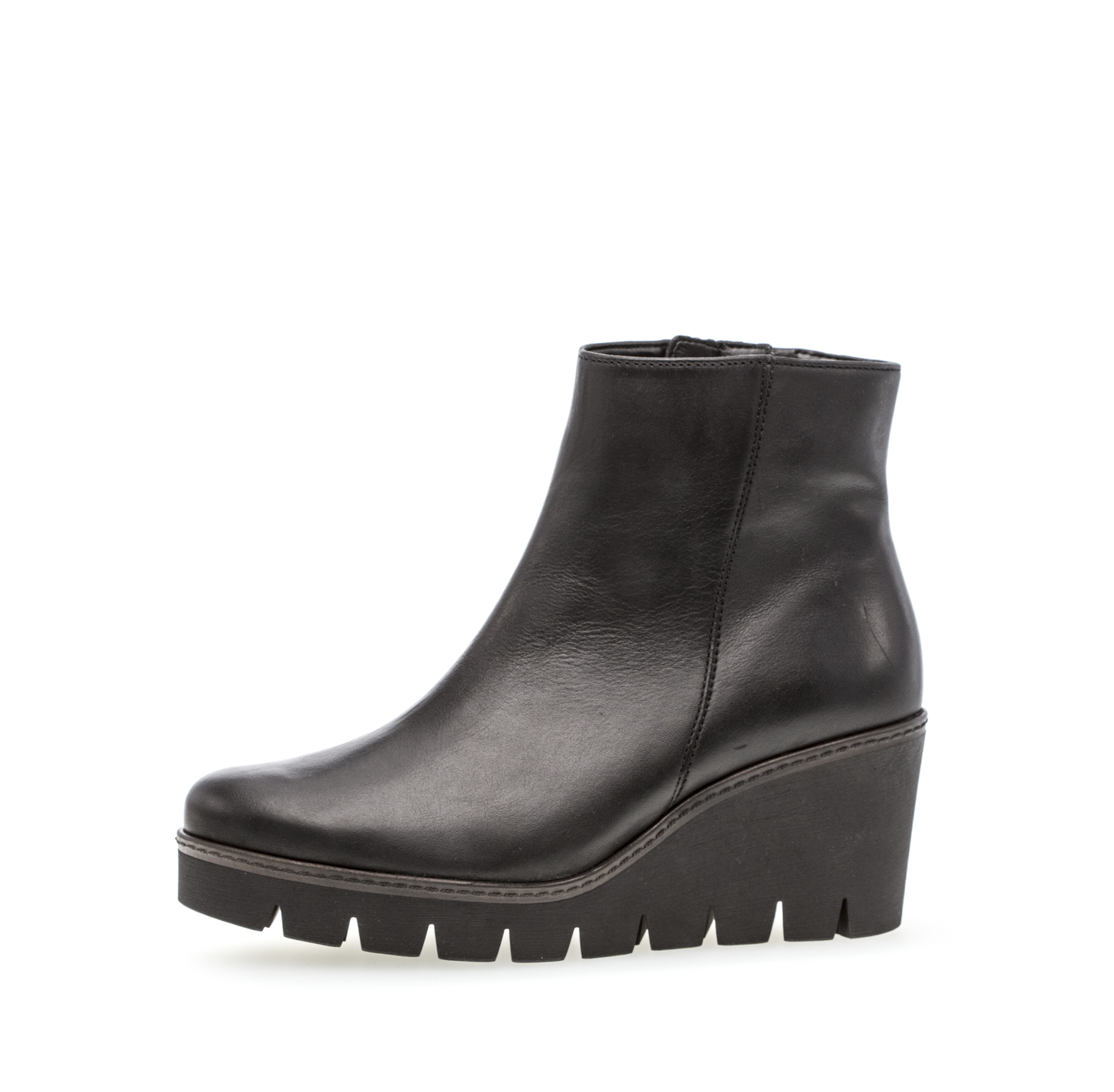 Gabor 74.780.27 Black Wedge Ankle Boots