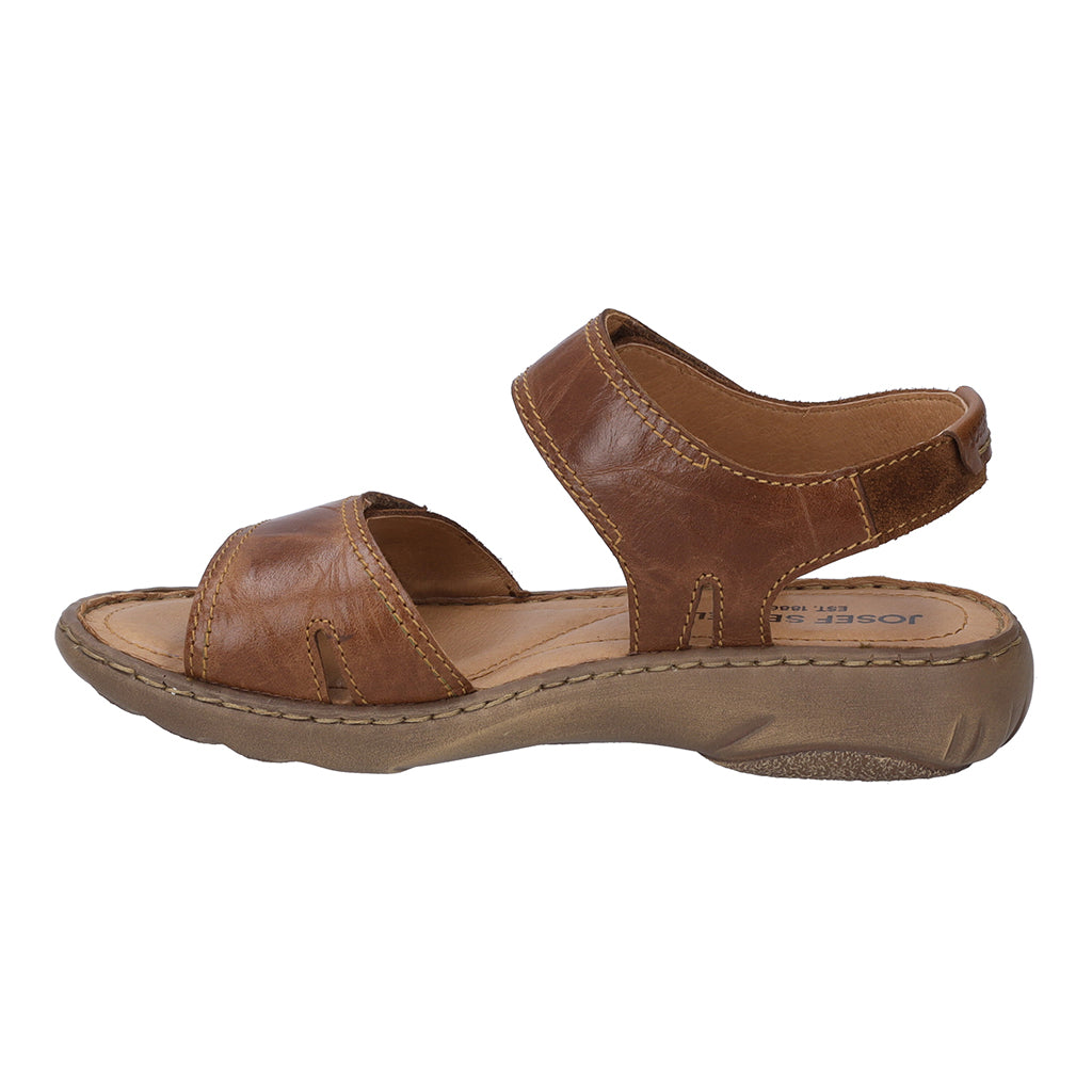 Josef Seibel 76758 88 320 Debra 58 Brown Brandy Velcro Sandals