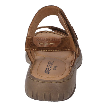 Josef Seibel 76758 88 320 Debra 58 Brown Brandy Velcro Sandals