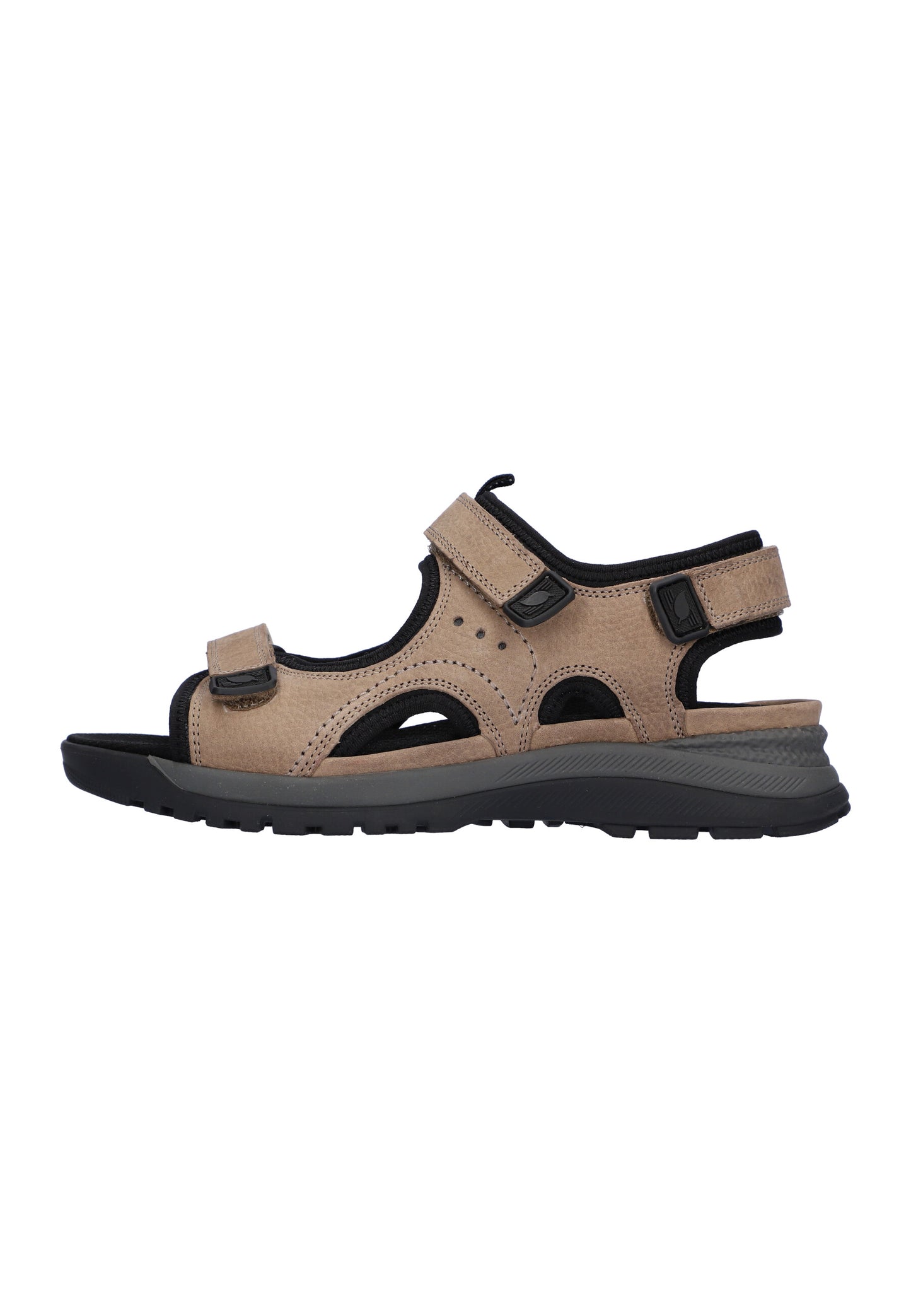 Waldlaufer 769002 200 090 Sand & Black Velcro Sandals