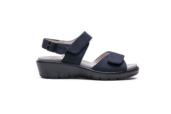 G Comfort 798-13 Navy Velcro Sandals