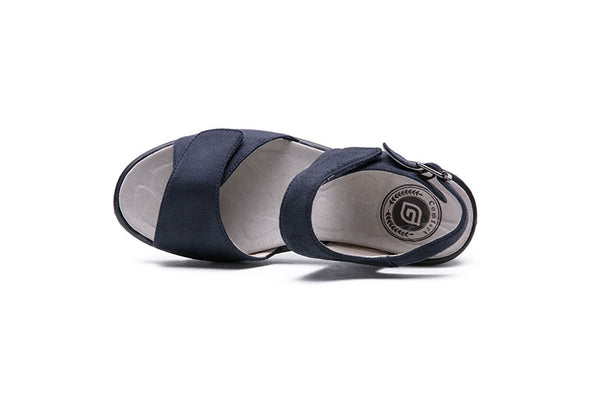 G Comfort 798-13 Navy Velcro Sandals