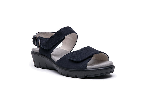 G Comfort 798-13 Navy Velcro Sandals