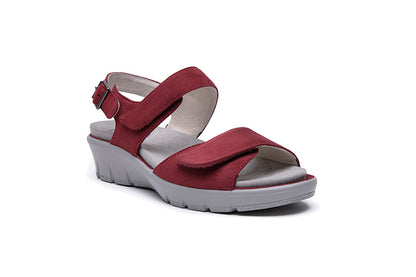 G Comfort 798-13 Red Velcro Sandals