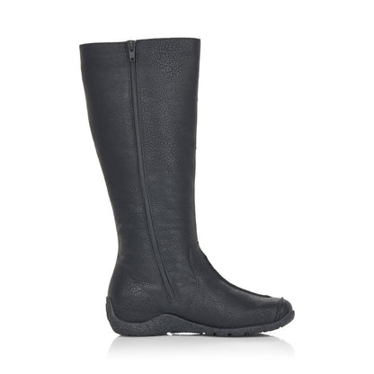 Rieker 79953-00 Tex Black Knee High Boots