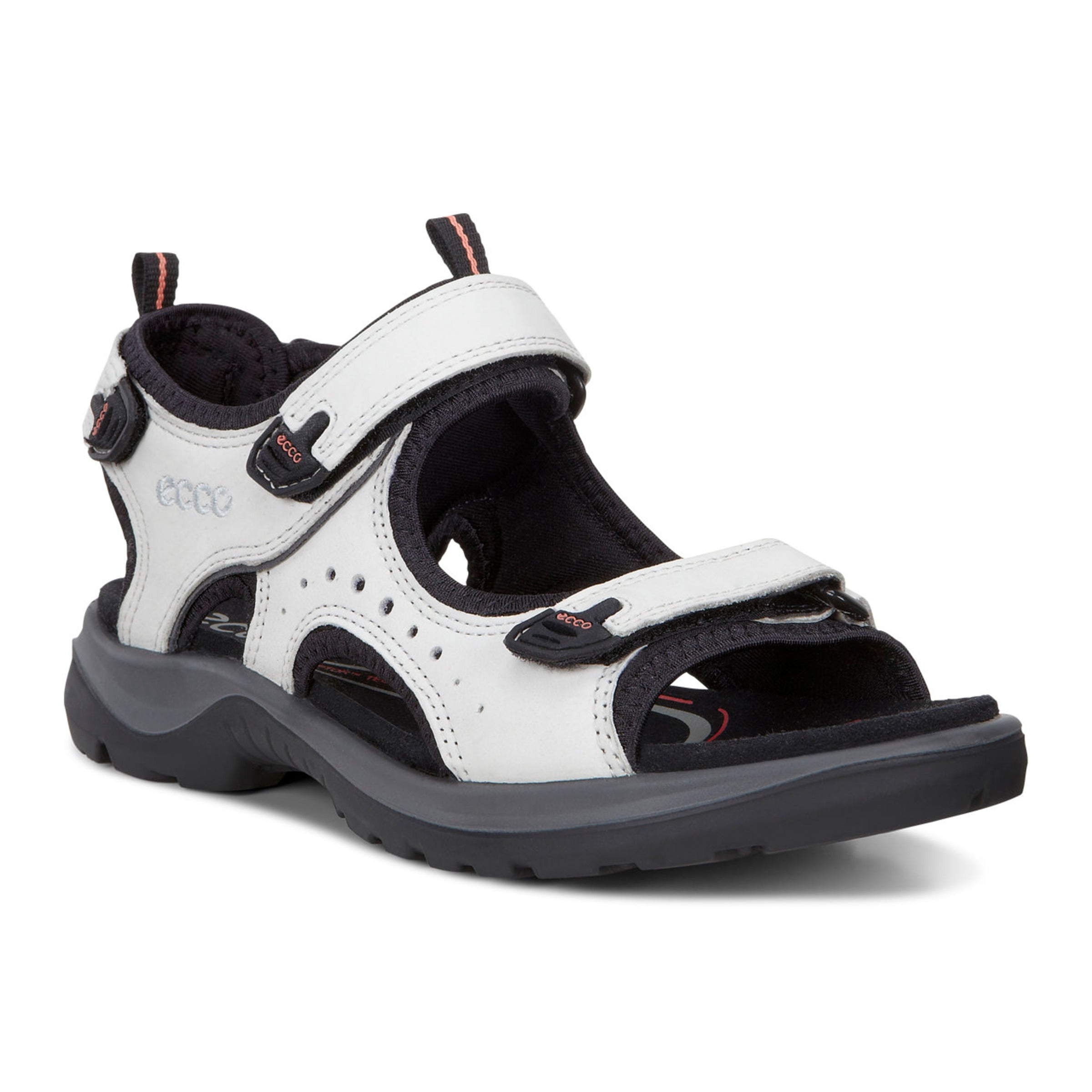 strejke Aubergine Afslut Ecco 822043 02152 Offroad Shadow White Sandals – The Shoe Parlour