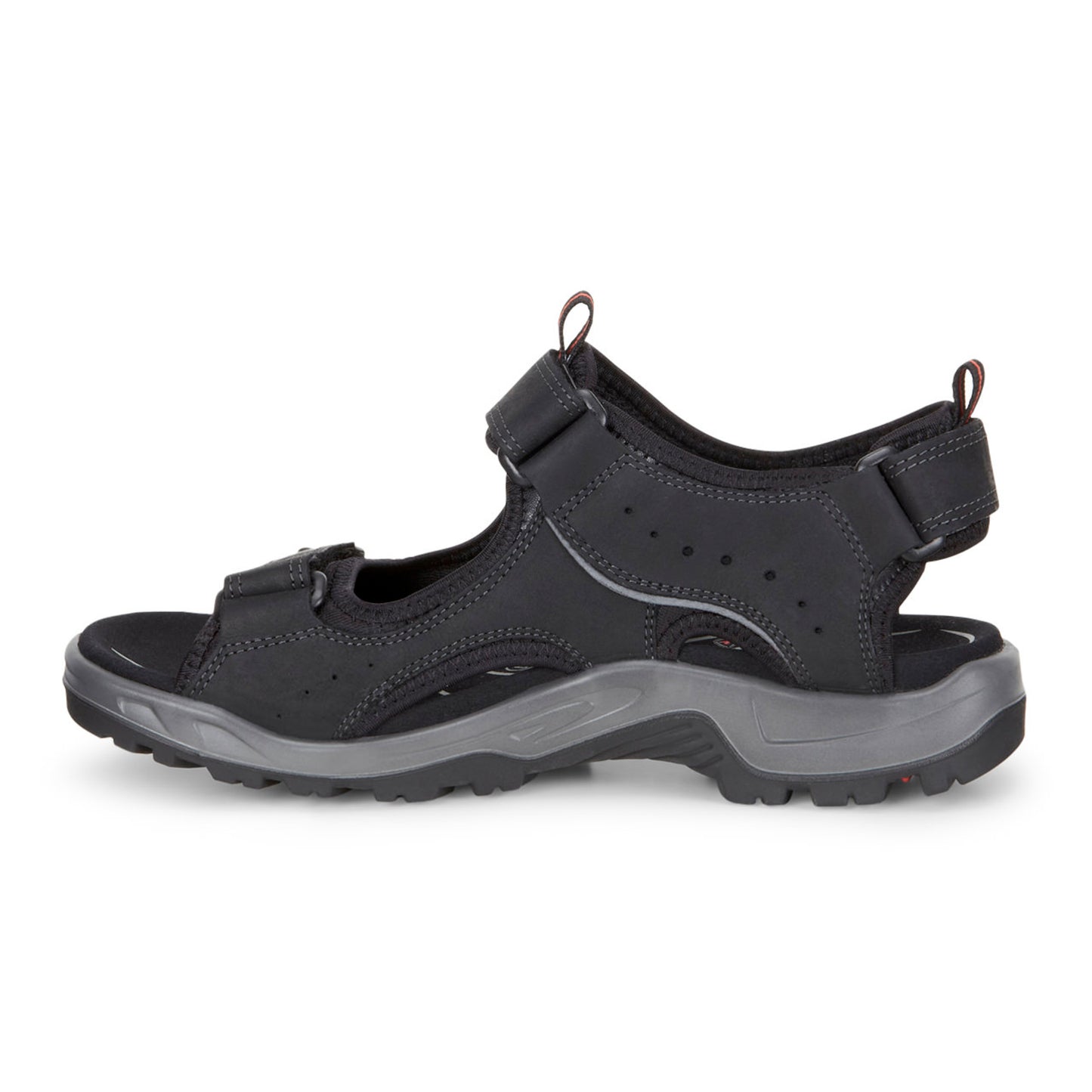 Ecco Off Road 822044 12001 Andes II Black Sandals