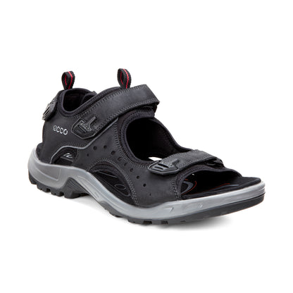 Ecco Off Road 822044 12001 Andes II Black Sandals