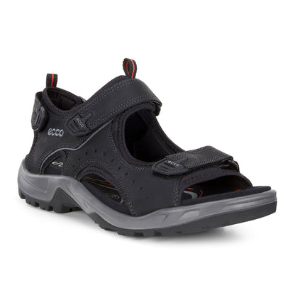Ecco Off Road 822044 12001 Andes II Black Sandals