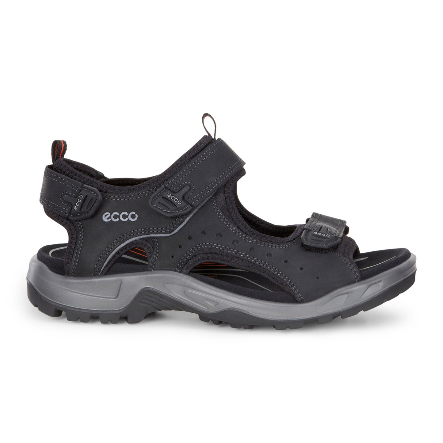Ecco Off Road 822044 12001 Andes II Black Sandals