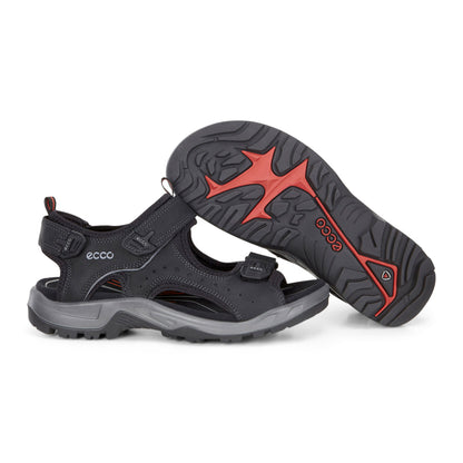 Ecco Off Road 822044 12001 Andes II Black Sandals