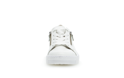 Gabor 83.334.21 White F Fit Sneakers with Zip