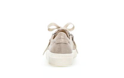 Gabor 83.334.60 Beige Sparkle Metallic F Fit Sneakers with Zip
