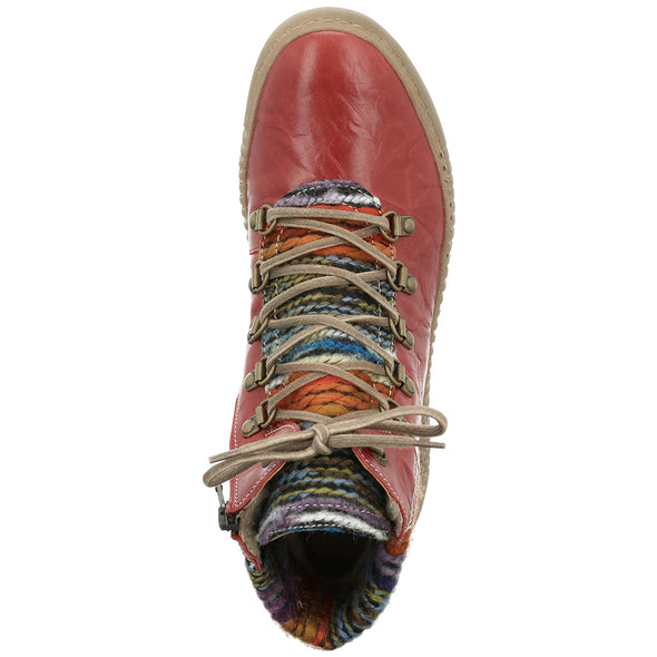 Josef Seibel 84606 PL88 451 Maren 06 Hibiscus Combi Red Boots