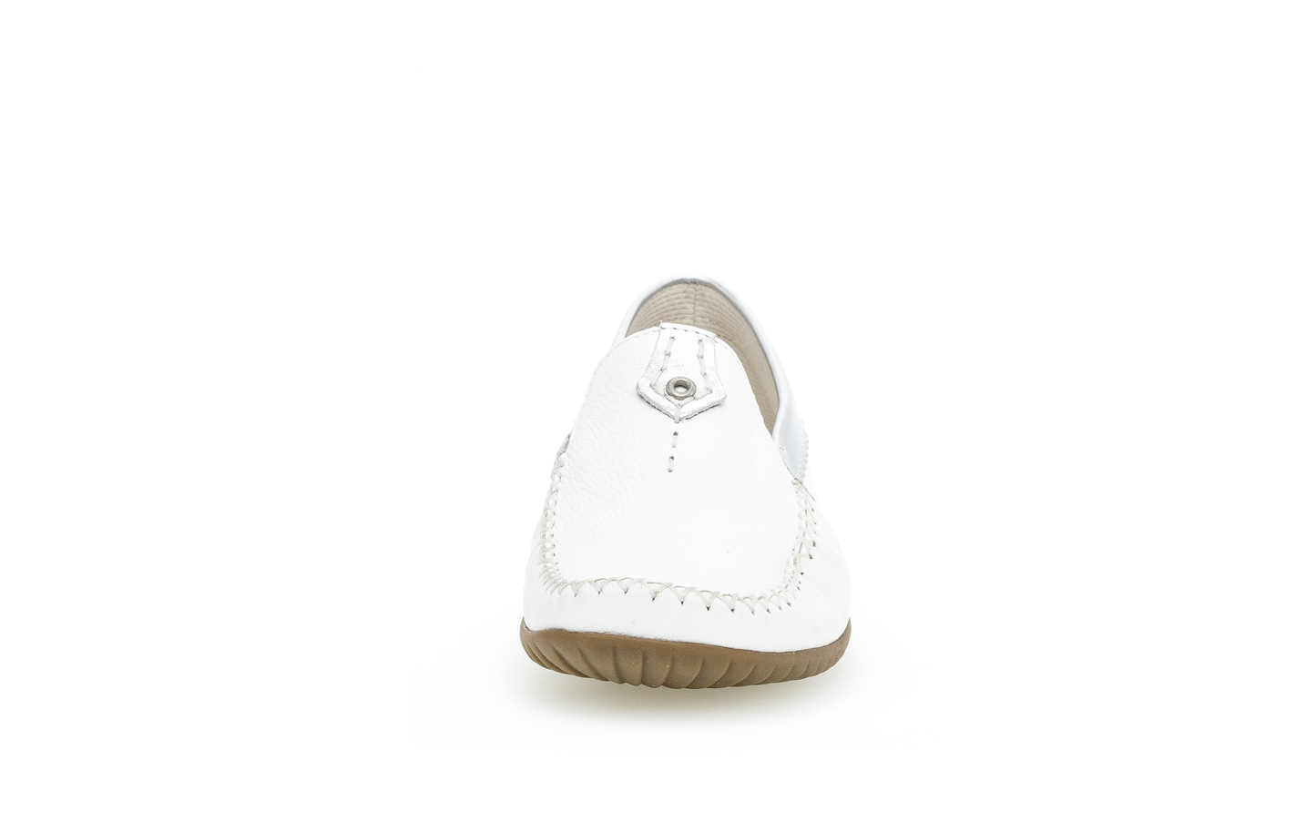 Gabor 86.090.50 Comfort White & Silver Moccasin Slip On Shoes