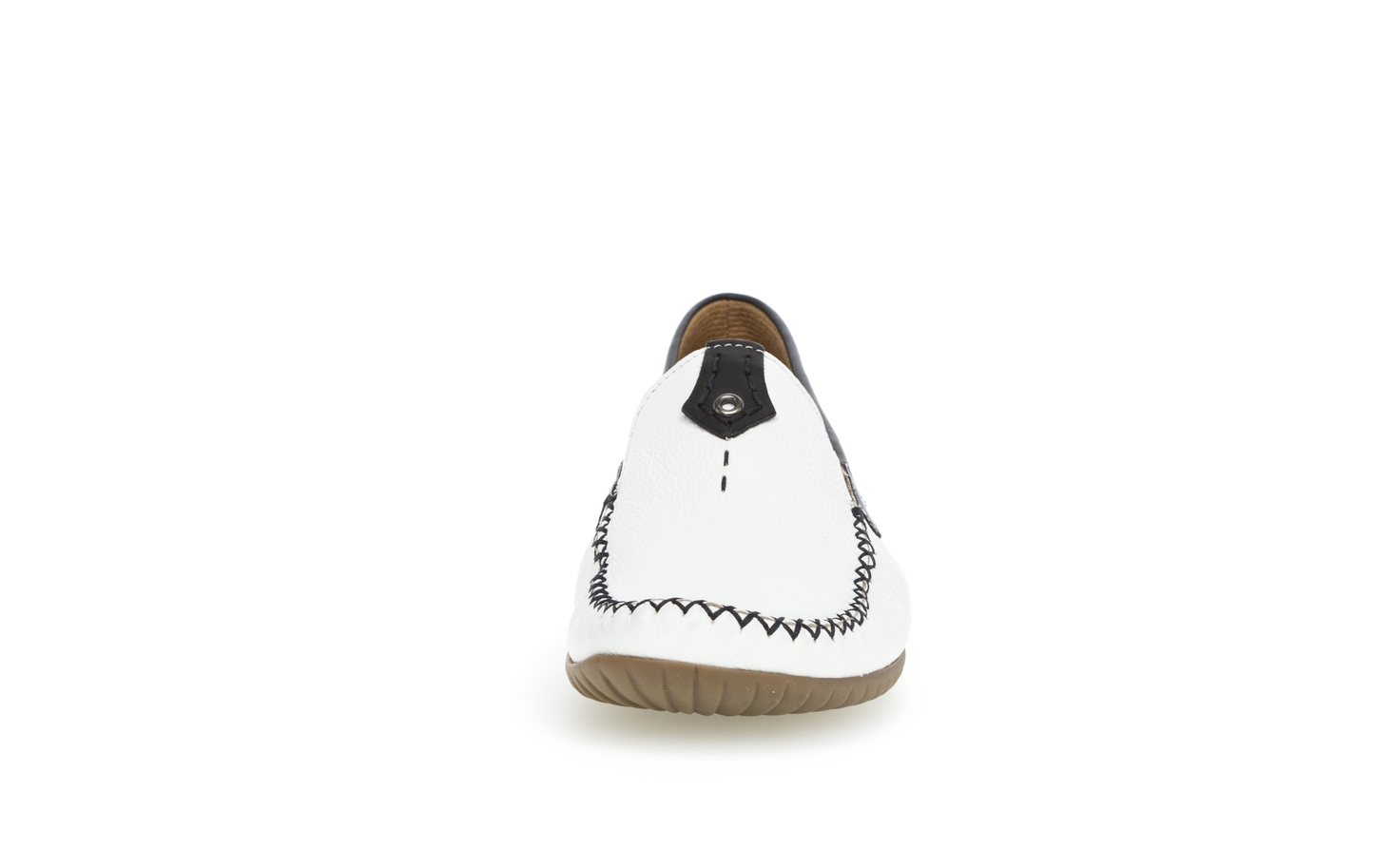 Gabor Comfort 86.090.69 White Multi G Fit Moccasin Slip On Shoes